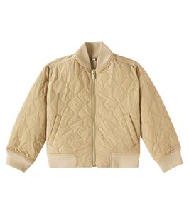 Стеганая куртка-бомбер EKD Burberry Kids, песочный