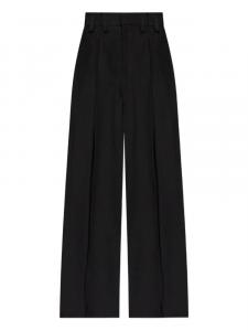 Jil Sander широкие брюки со складками, черный