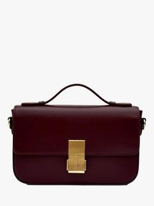 Сумка Flora с верхней ручкой из кожи Apatchy London, Port