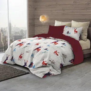 Фланелевое постельное белье Dream Sleep Alpino 135x200 см + 80x80 см Traumschlaf