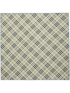 Шелковый платок в клетку Vintage Check BURBERRY, нейтральный