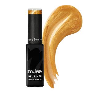 Гель-лак для ногтей liner gel tangerine sorbet Mylee, goldy locks, объем 7 мл