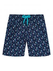 Vilebrequin Kids плавки-шорты Ronde Des Tortues, синий
