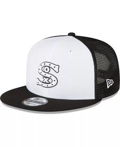 Мужская черно-белая кепка Snapback Chicago White Sox 2023 для тренировок на поле 9FIFTY New Era