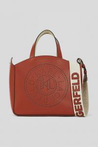 Кожаная сумка Karl Lagerfeld, красный