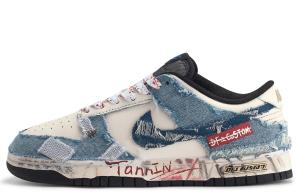 Кроссовки для скейтбординга Dunk унисекс с низким верхом синего/белого цвета Nike, цвет Dodger Blue