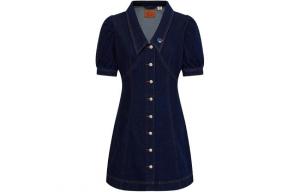 Платье с короткими рукавами женское темно-синее Levi’S