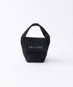 Миниатюрная пушистая сумка через плечо Tricot, цвет 99Black