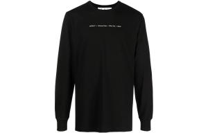 Футболка мужская Off-White с длинными рукавами, черный