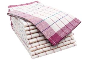 Чайное полотенце Zollner, 50x70 см, красный