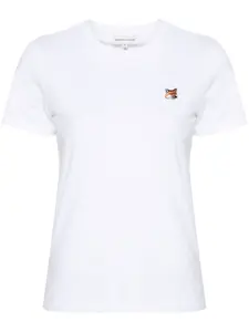 Футболка с нашивкой Fox Maison Kitsuné, белый