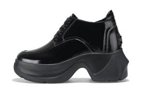 Iijin АйДжин женские низкие кеды повседневные черные, цвет Black