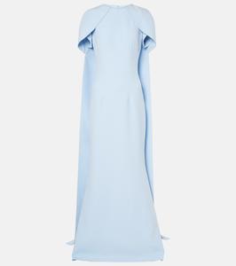 Платье из крепа с накидкой Ginko Safiyaa, Pale Blue