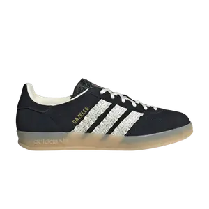 Кроссовки adidas Wmns Gazelle Indoor 'Ruffled Stripes - Black Cream Gum', черный