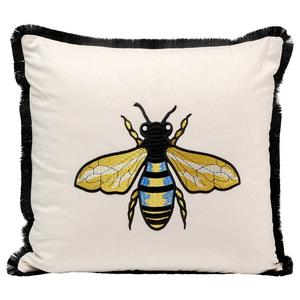 Декоративная подушка Kare Design Bee, полипропилен/полиэстер - белый