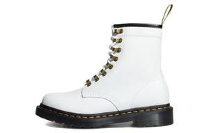 Dr.Martens Короткие женские ботинки Martin до середины голени, белые
