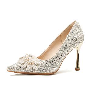 Женские туфли на тонком каблуке и высоком каблуке Lanza, Champagne