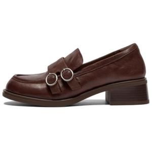 Женские лоферы из коровьей кожи Bata, коричневый