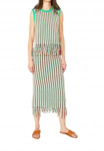 Юбка Валентина в зеленом маковом цвете KULE