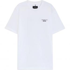 Футболка Boss X Porsche из мерсеризованного хлопка HUGO BOSS, белый