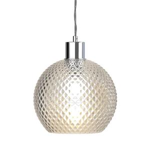 Подвесной светильник Loistaa Nade Typ A, прозрачное стекло / железо - 1 лампа