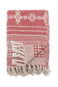 Хлопковое покрывало 160 х 130 см Bloomingville, красный