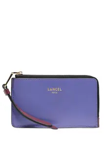 Картхолдер на молнии Lancel, фиолетовый