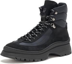 Мужские замшевые походные ботинки AllSaints Lucas, черный