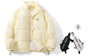 BOBBY ABLEY Унисекс пуховик, Light Yellow (Comes with Brand Crossbody Bag)