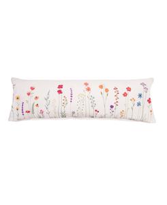 Декоративная подушка с вышивкой в виде ботанического поля, удлиненная, 12 x 36 дюймов C&F Home, No Color