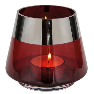 Подсвечник Fink JONA, 15x15x15 см, красный