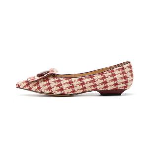 Женские повседневные туфли женские толстые молочно-ягодно-красные Marie Claire