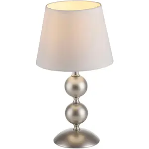 Настольная лампа SIENA E27 1 шт., теплый белый, выключатель, выключатель на шнуре, эксклюзив E27 Just Light, Bronce