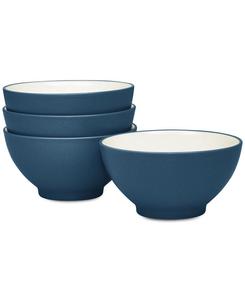 Набор из 4 рисовых мисок Colorwave Noritake, синий