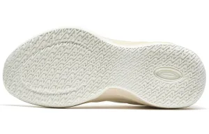 XTEP Slip Resistant Abrasion Resistant Low top Basketball Shoes Men's White Gold