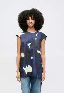 Блуза Marimekko KAKSIN KEHÄKUKKA, Dark Blue/Light Yellow/Multi-Coloured