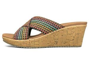 Шлепанцы Cali Beverlee женские кофейного цвета/цвет Skechers