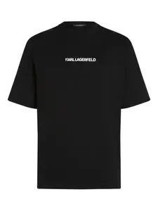 Футболка с принтом Karl Lagerfeld, черный