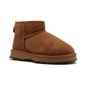 Кожаные микрозимние ботинки Sharky с добавлением шерсти Emu Australia, коричневый