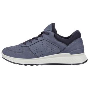 Ecco Кроссовки женские EXOSTRIDE Leather Cushioning Abrasion Resistant Breathable Support Low top Casual Blue Gray
