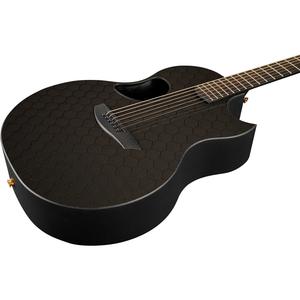 Акустическая электрогитара McPherson Carbon Series Sable с золотой фурнитурой в виде сотового топа