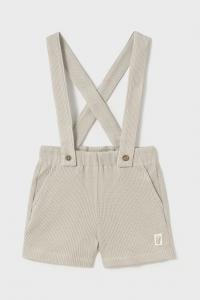 Хлопковые детские шорты Mayoral, бежевый