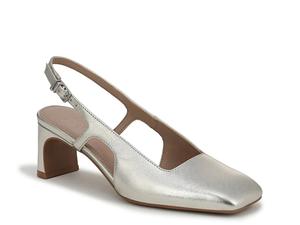 Туфли Naturalizer Carmen Pump, Silver Leather