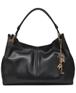Сумка-тоут из кожи Luciene KARL LAGERFELD PARIS, черный