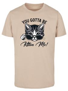 Рубашка F4NT4STIC Kätzchen You Gotta Be Kitten Me!, бежевый