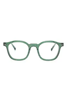 Очки в прямоугольной оправе Matsuda, зеленый