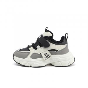 B.Duck Желтые утиные легкие амортизирующие утепленные низкие детские повседневные кроссовки для детей 3-7 лет