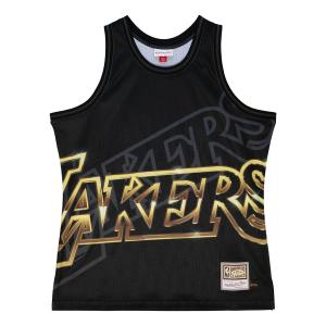 Джерси Mitchell & Ness x NBA Los Angeles Lakers Big Face 4.0 Tank 'Black Gold', черный
