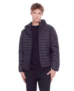 Мужская легкая складывающаяся пуховая куртка Yoho с сумкой Alpine North, черный