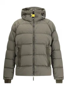 Стеганая куртка с капюшоном Parajumpers, зеленый